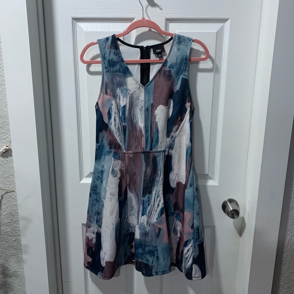 Mossimo brand strapless watercolor dress